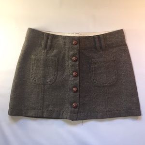 American Eagle Wool Mini Skirt